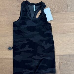 NWT Athleta Black Camo Racerback Tank